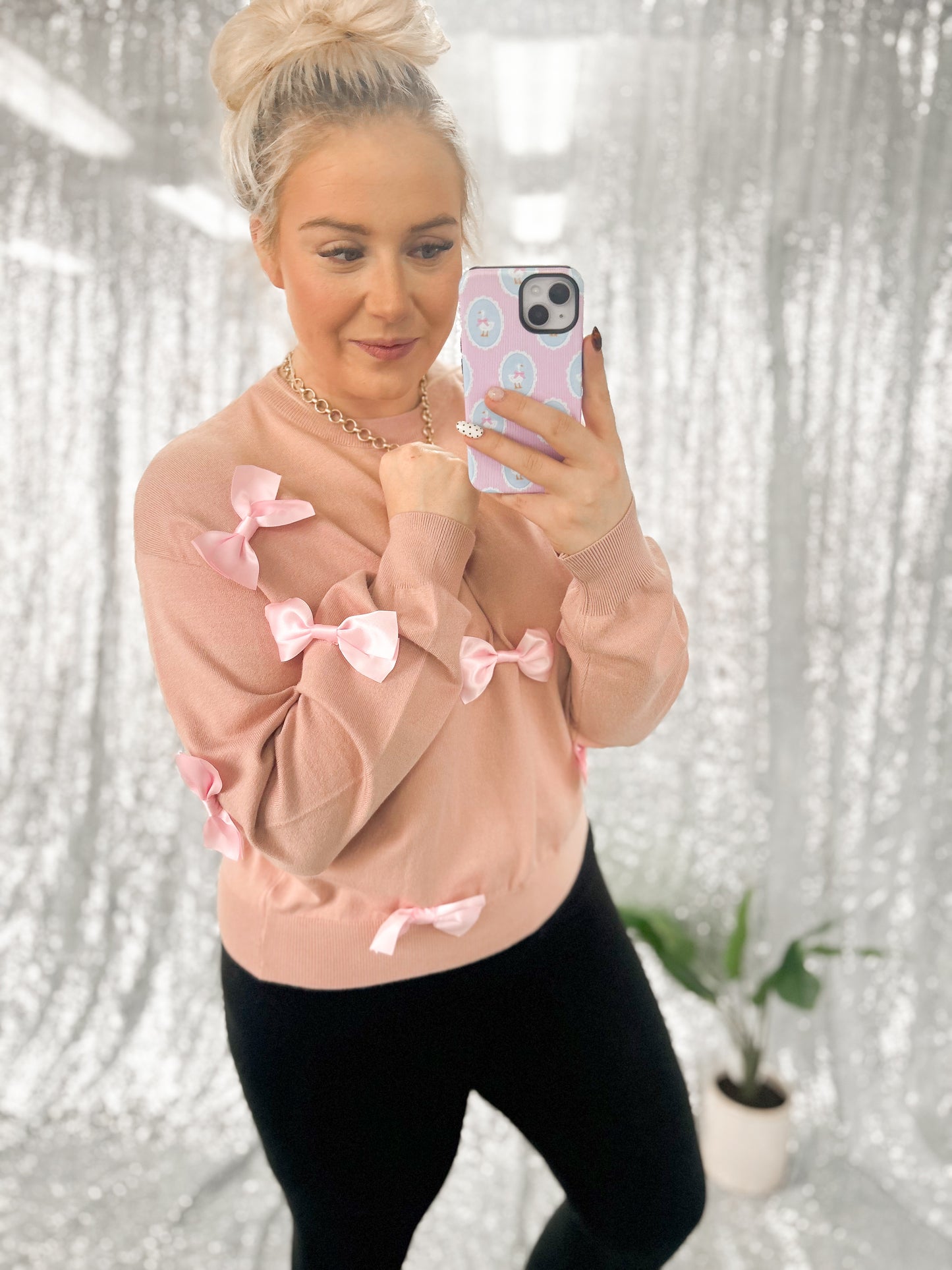 Bubblegum Coquette Sweater