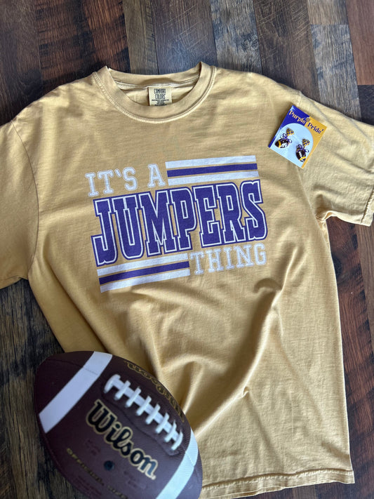 It’s a Jumpers Thing Vintage Varsity Tee