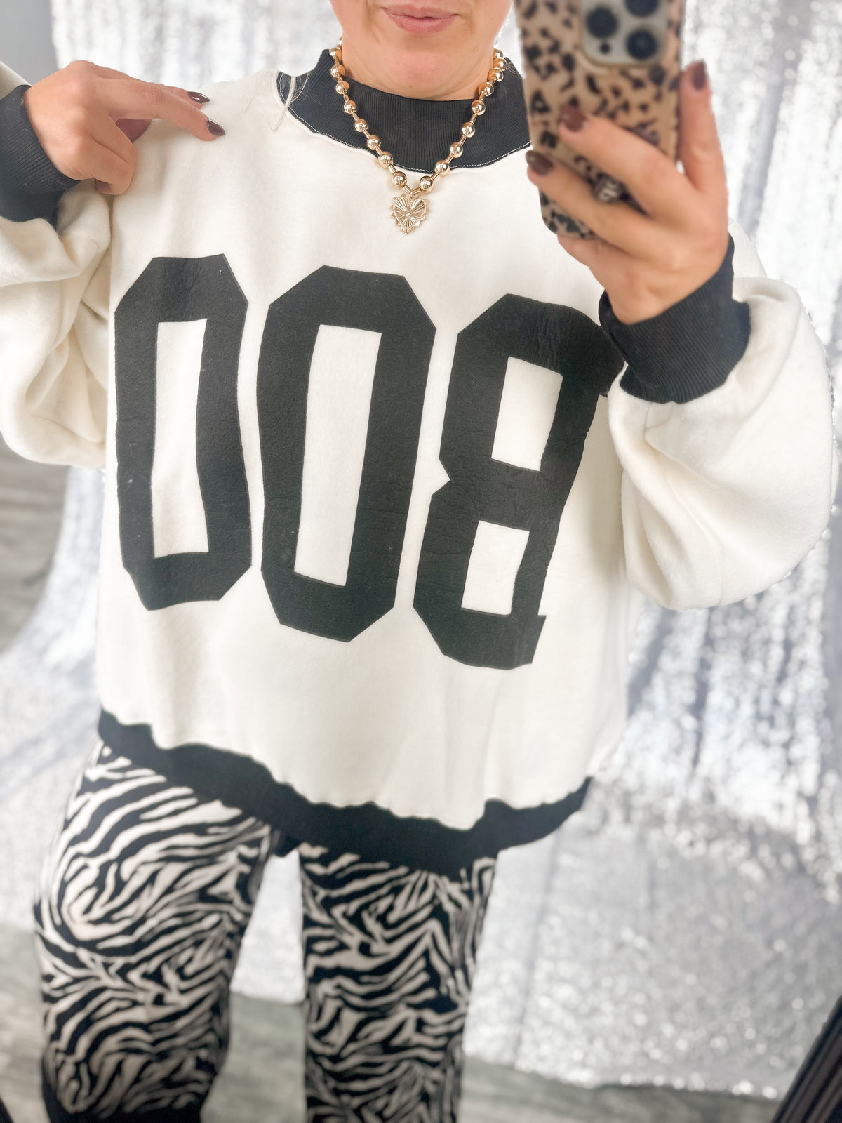 BOO Reversible Mockneck