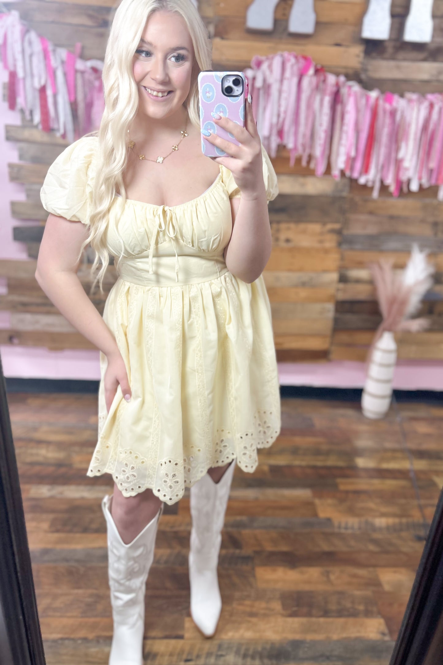 Walking on Sunshine Swing Dress