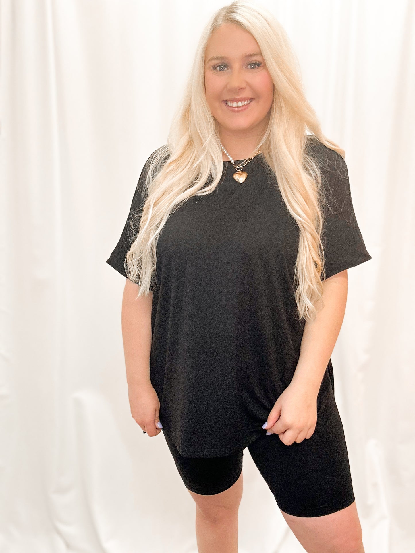 Butter Soft Biker Shorts Set (Black