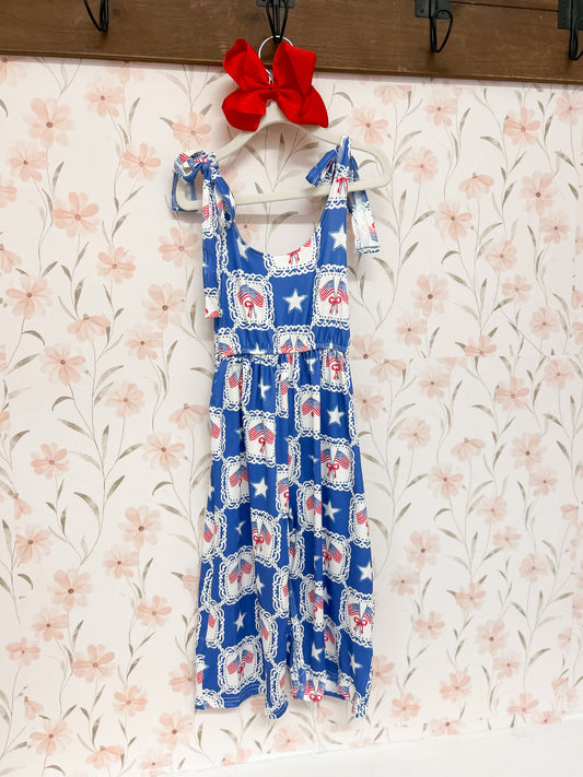 Americana Stamp Jumpsuit