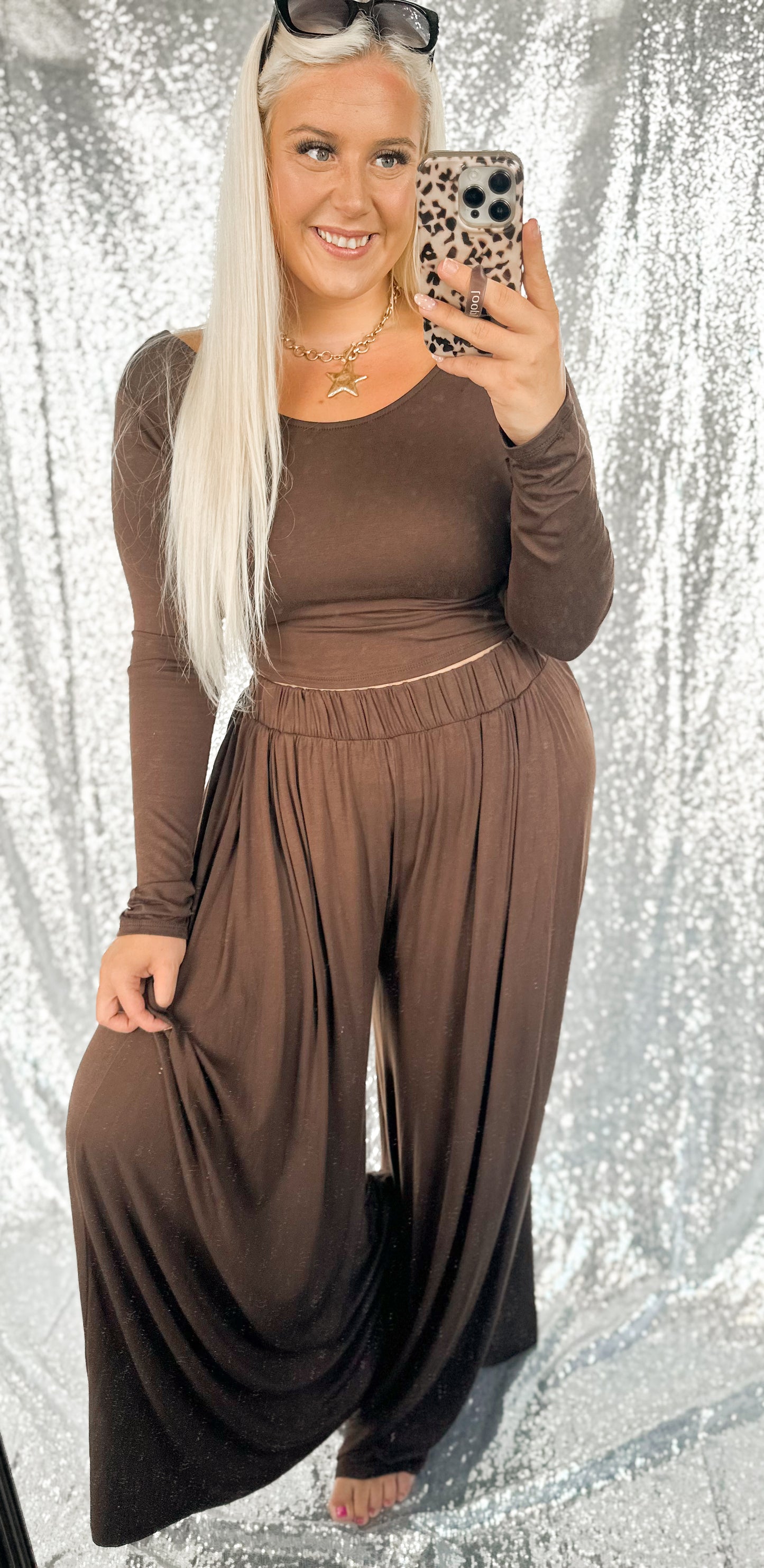 Mocha Mood Oversized Lounge {SET}