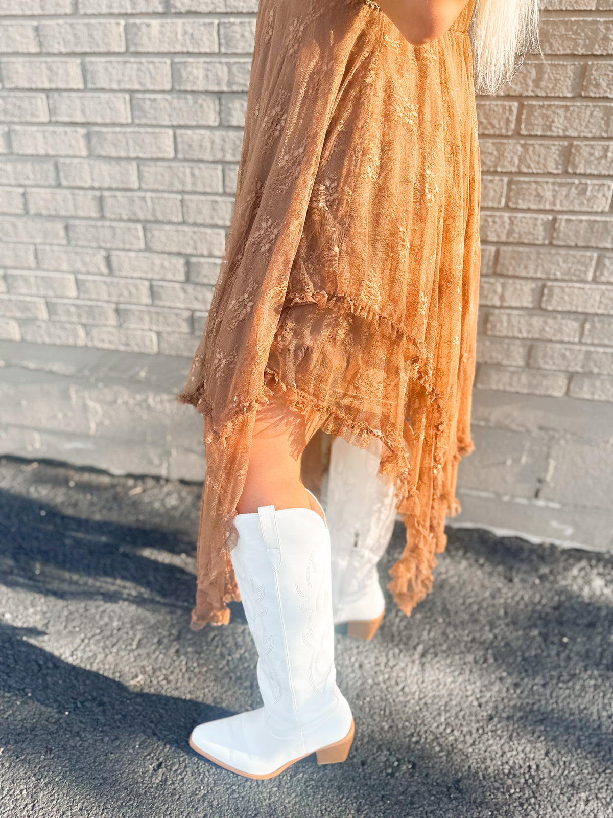 Falling For You Lace Maxi Dress