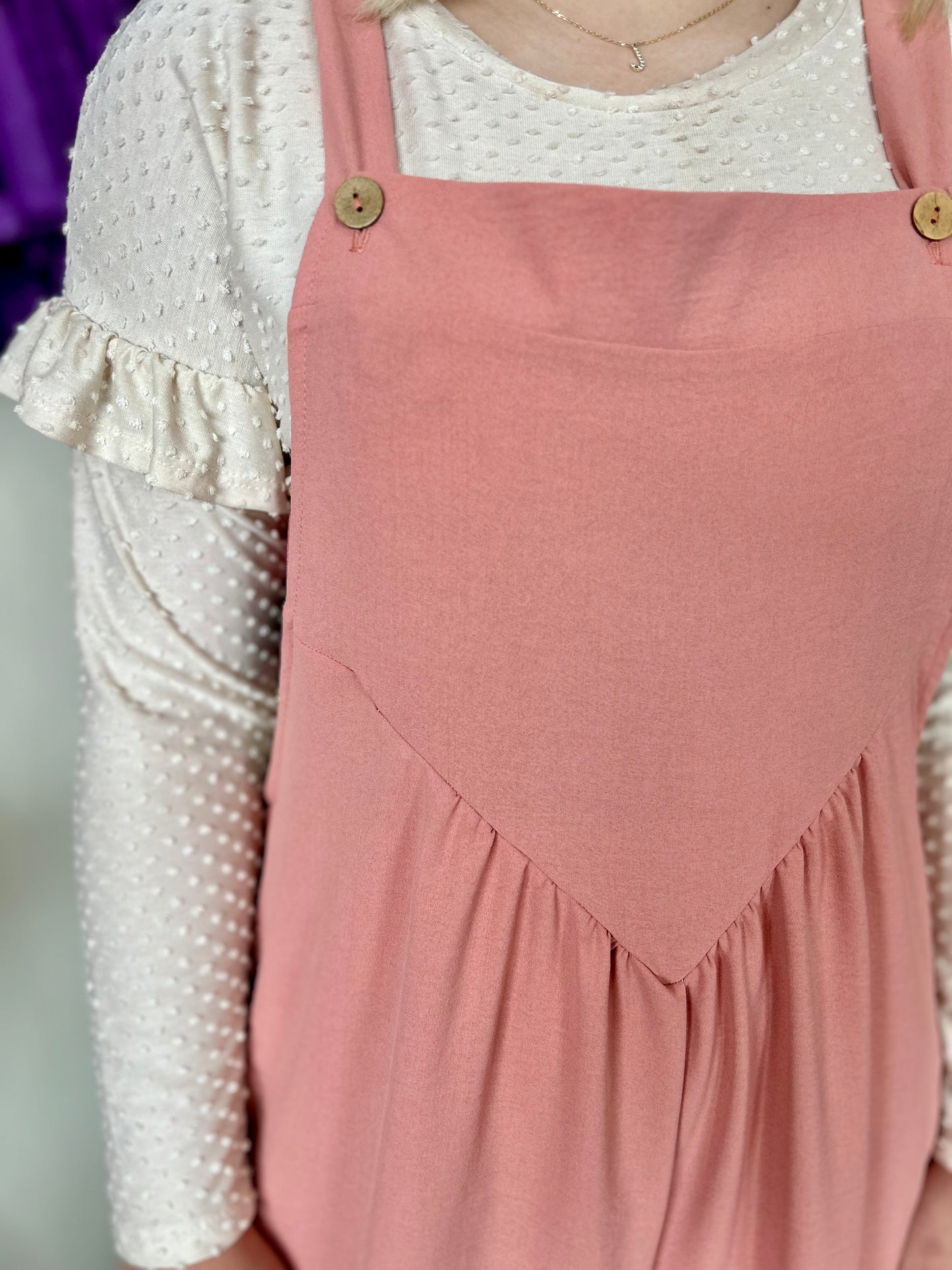 Peachy Overall Jumpsuit