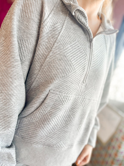 Heather Gray Textured Set