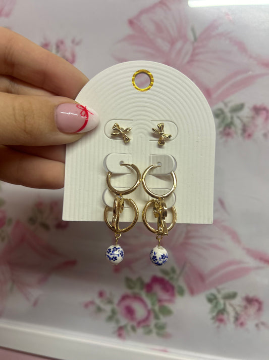 Chinoiserie Stud Set