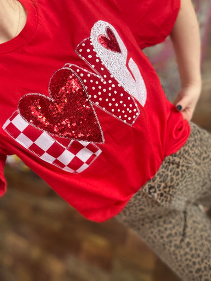 Love Appliqué Tee