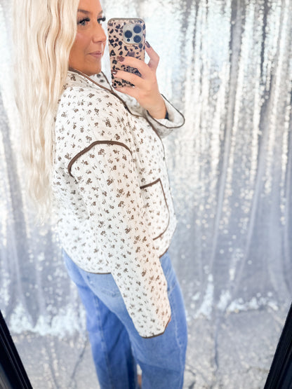 Autumn Floral Quilted Jacket