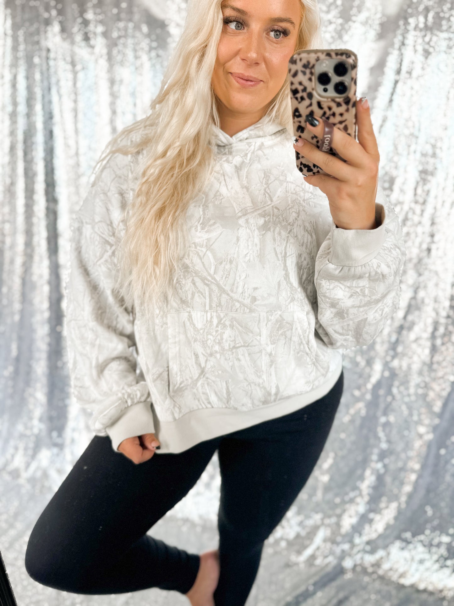 Camo Hooded Pullover