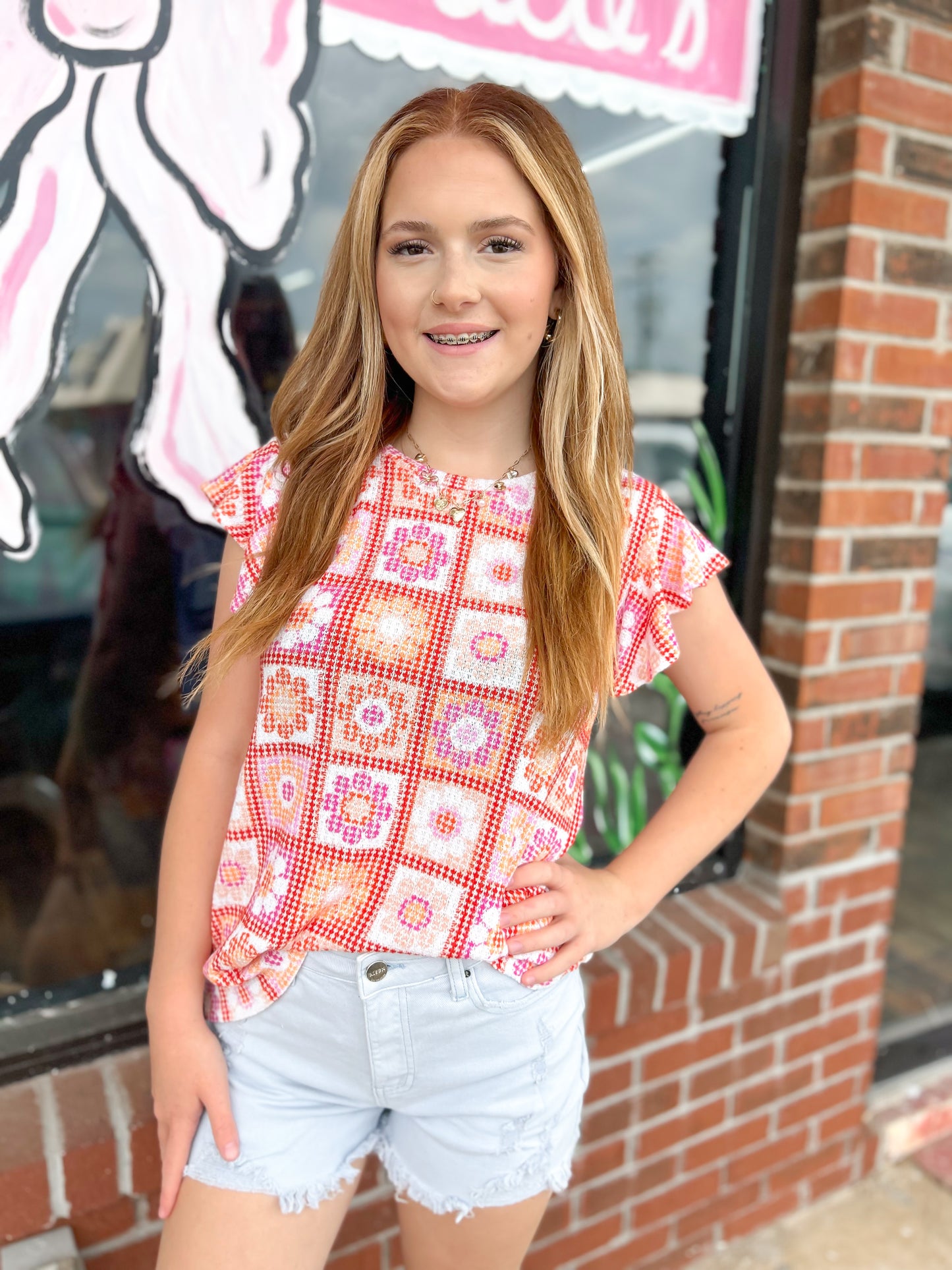Retro Daisy Top