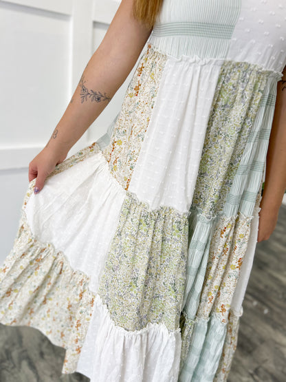 Shore Gardens Layered Maxi Dress