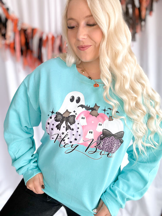 Hey Boo Crewneck Sweatshirt
