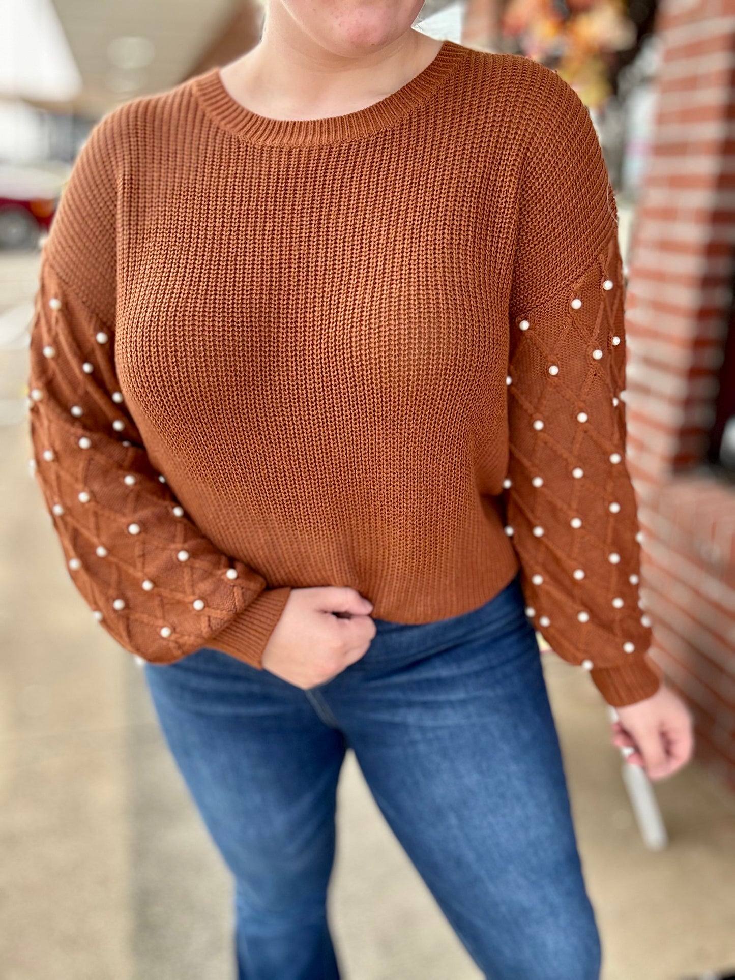 Mocha Pearl Sweater