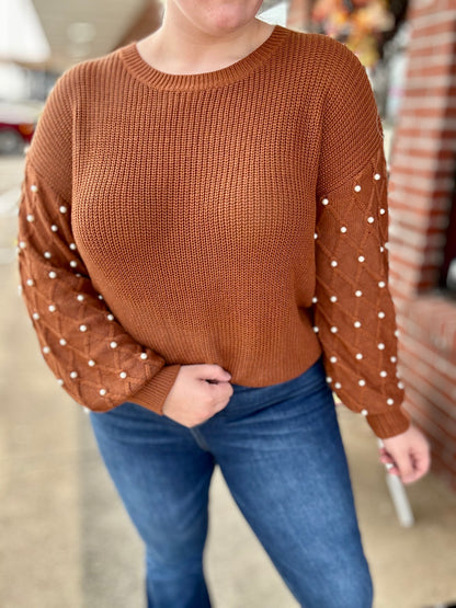 Mocha Pearl Sweater