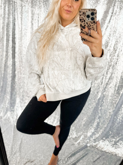 Camo Hooded Pullover