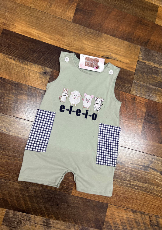 Old McDonald Had A Farm Boy Romper