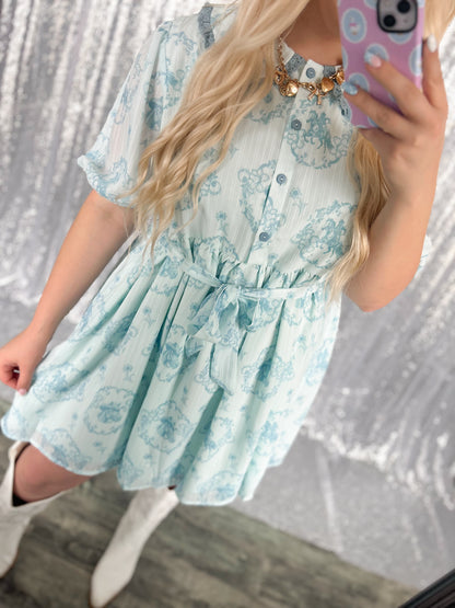 Blue Carriage Dress