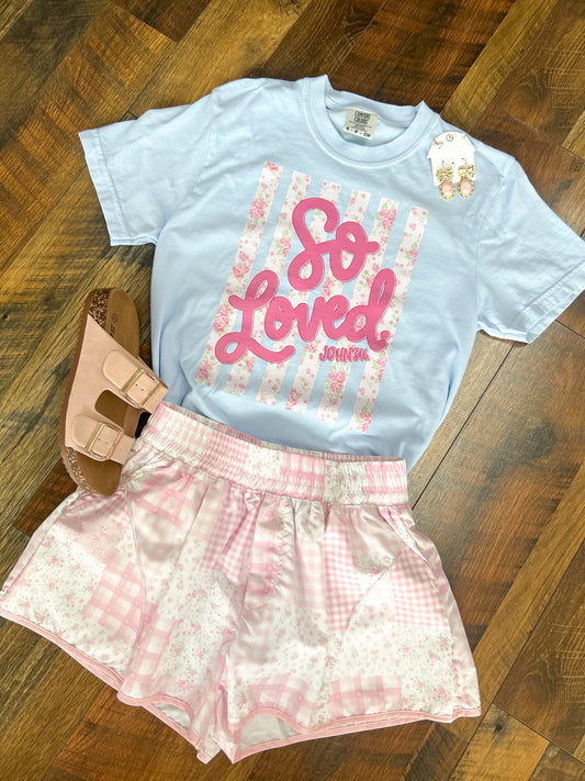 So Loved Floral Graphic Tee
