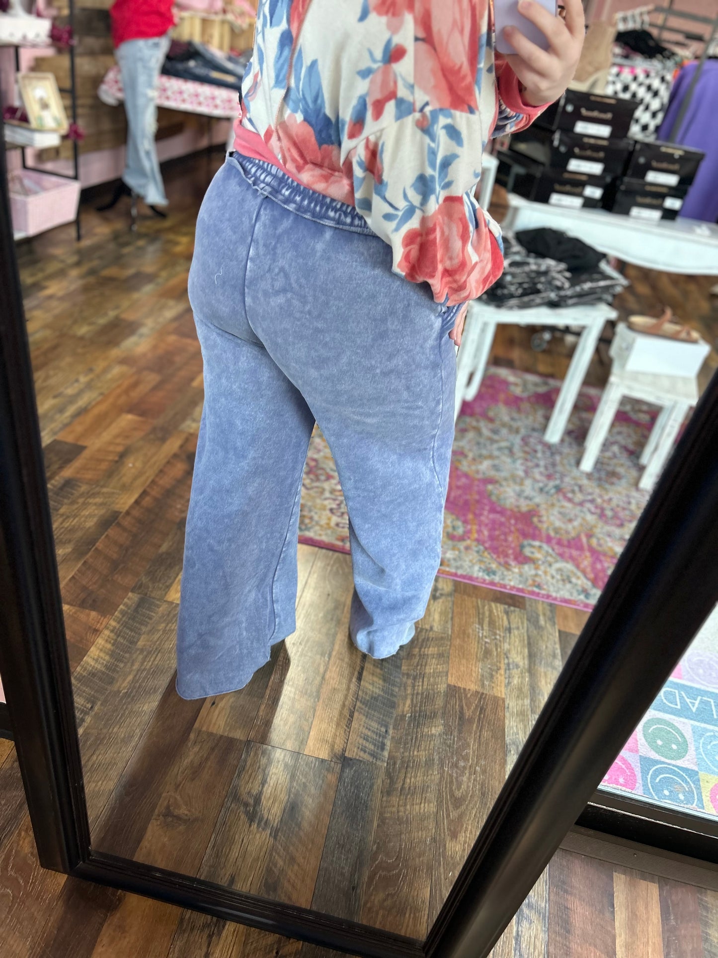 Acid Wash Sweatpants (Marlin)