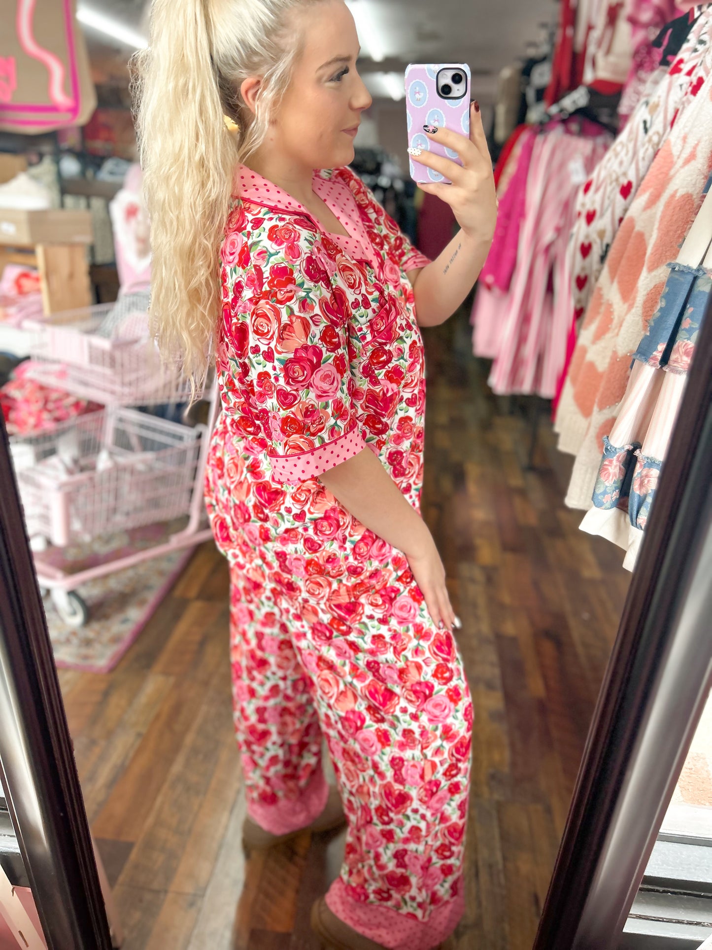 Love In Bloom Luxe PJ Set
