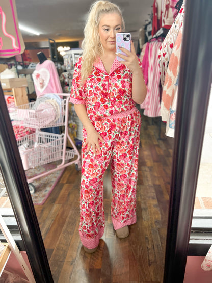 Love In Bloom Luxe PJ Set
