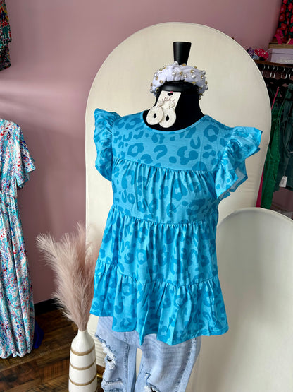 Baby Blues Leopard Babydoll