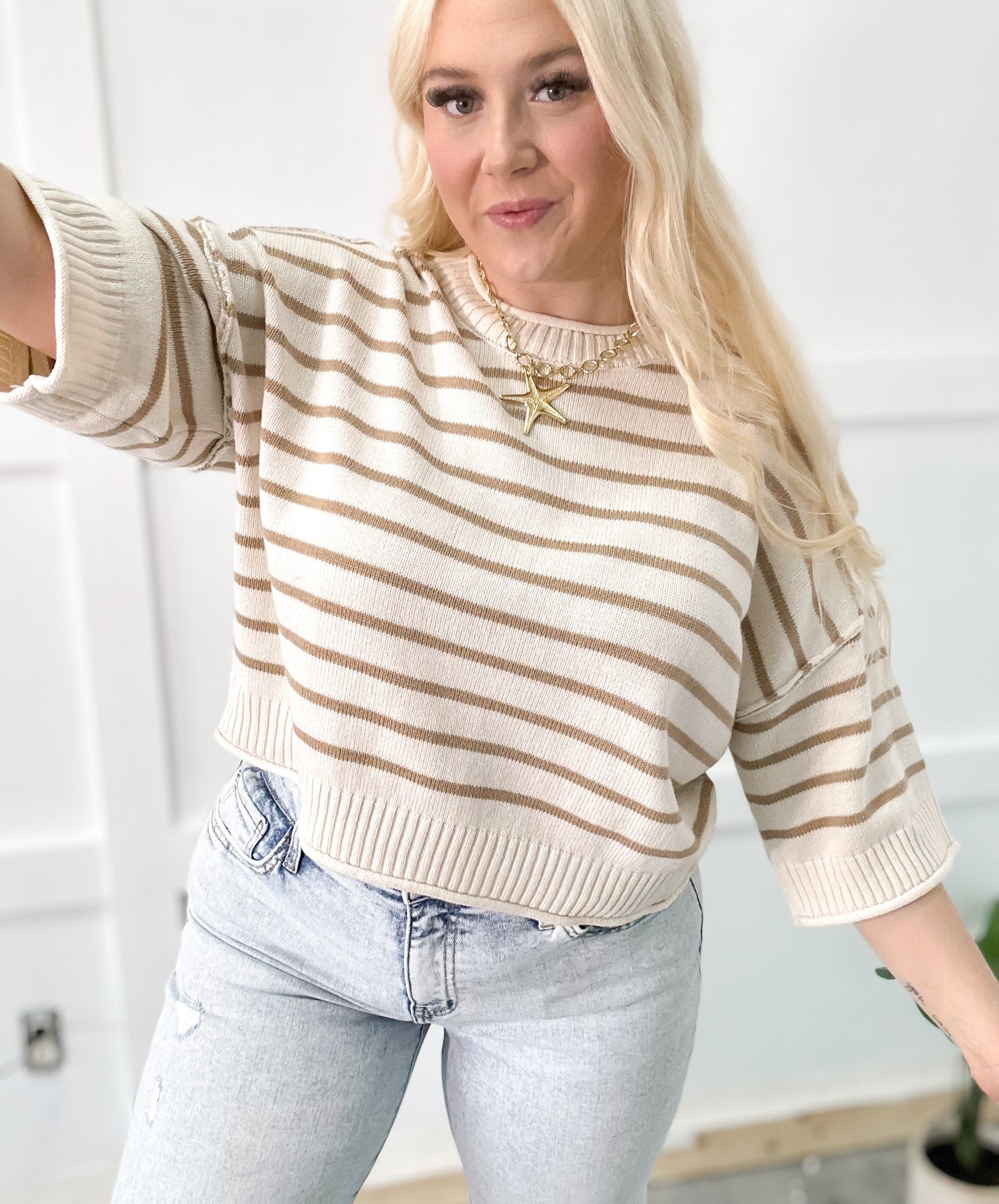 Golden Shores Knit Top