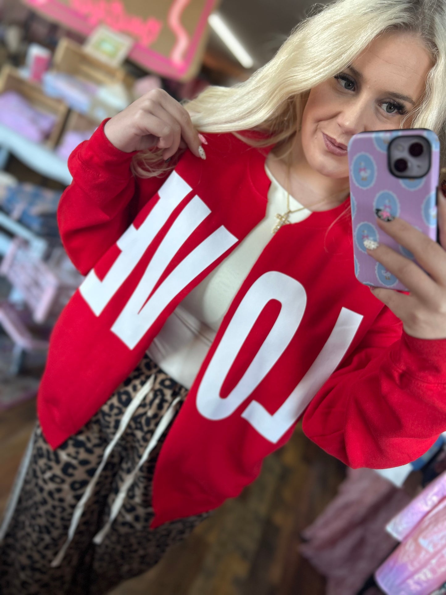 Love Raw Hem Cardigan