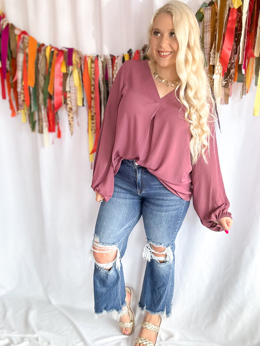 Mauve Madness Blouse