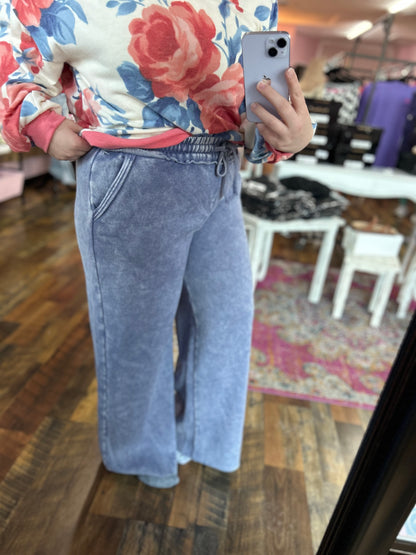 Acid Wash Sweatpants (Marlin)