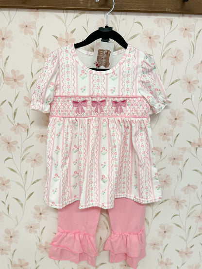 Coquette Embroidered Floral Set