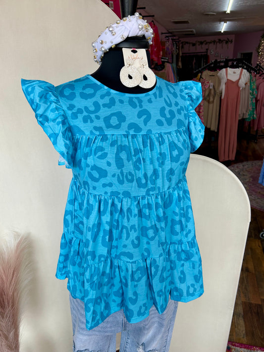 Baby Blues Leopard Babydoll