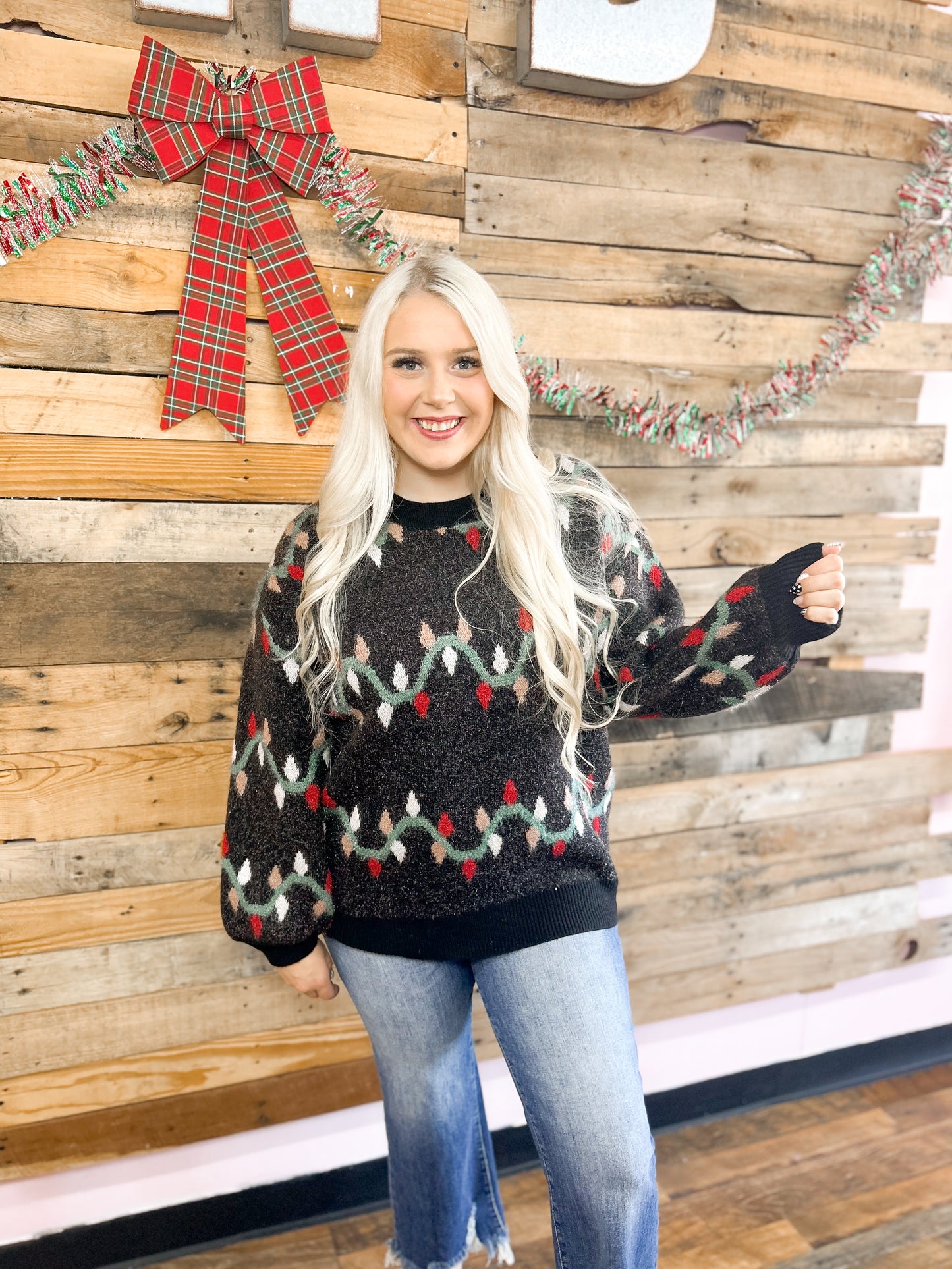 Christmas Lights Sweater