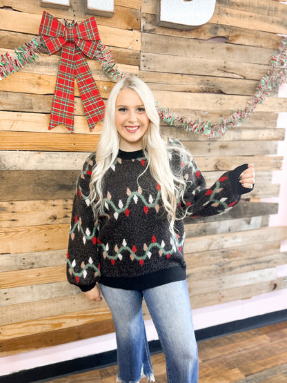 Christmas Lights Sweater