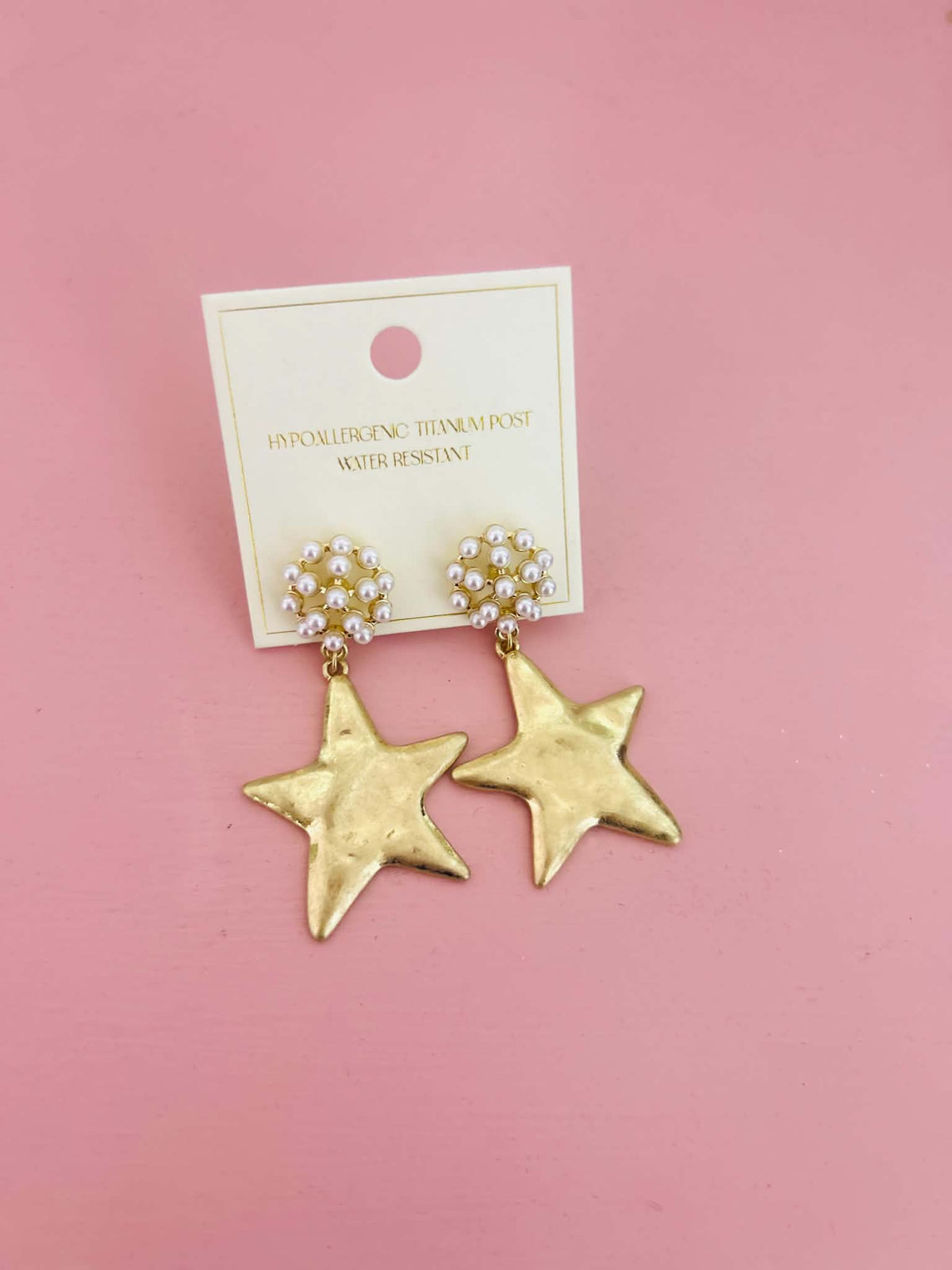 Pearl & Star Earrings