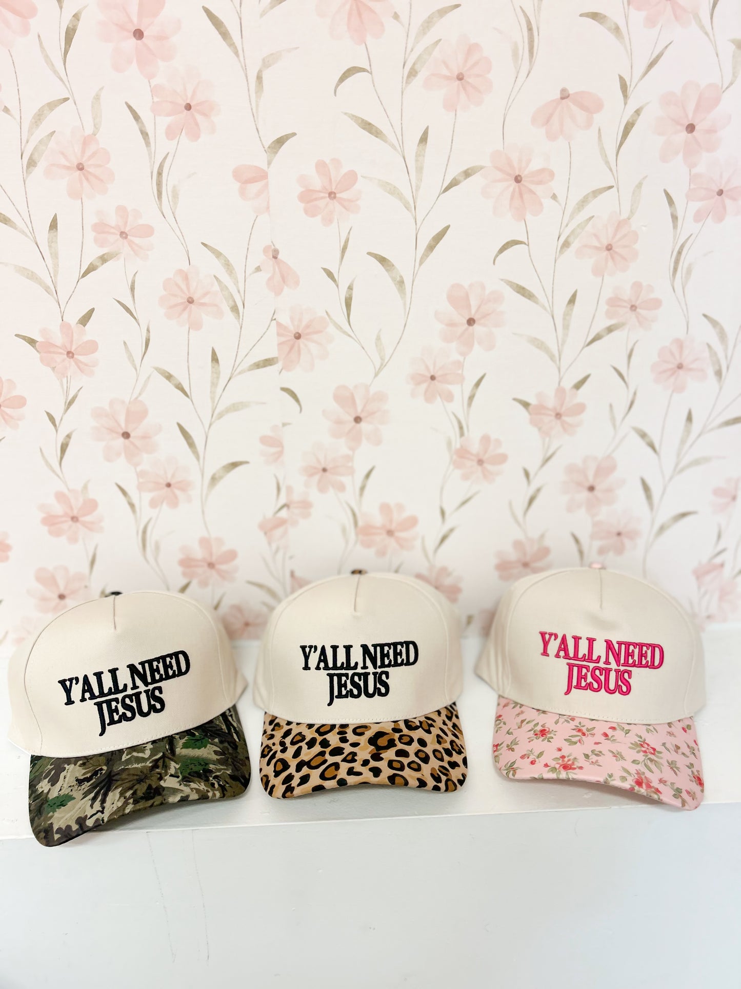 Yall Need Jesus Embroidered Hats