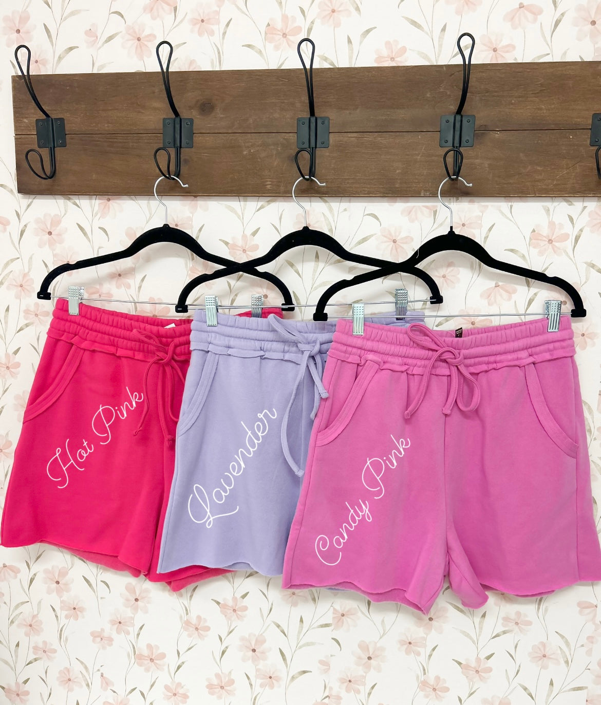Raw Hem Cozy Shorts {11 COLORS}