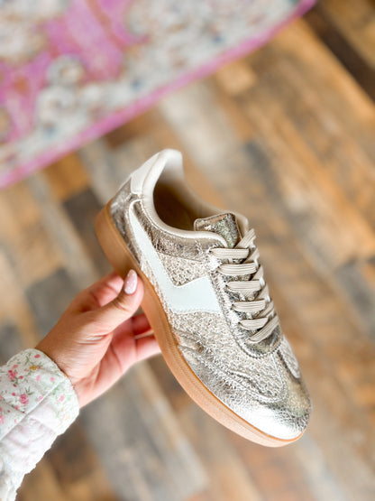 Gold & White Sneaker