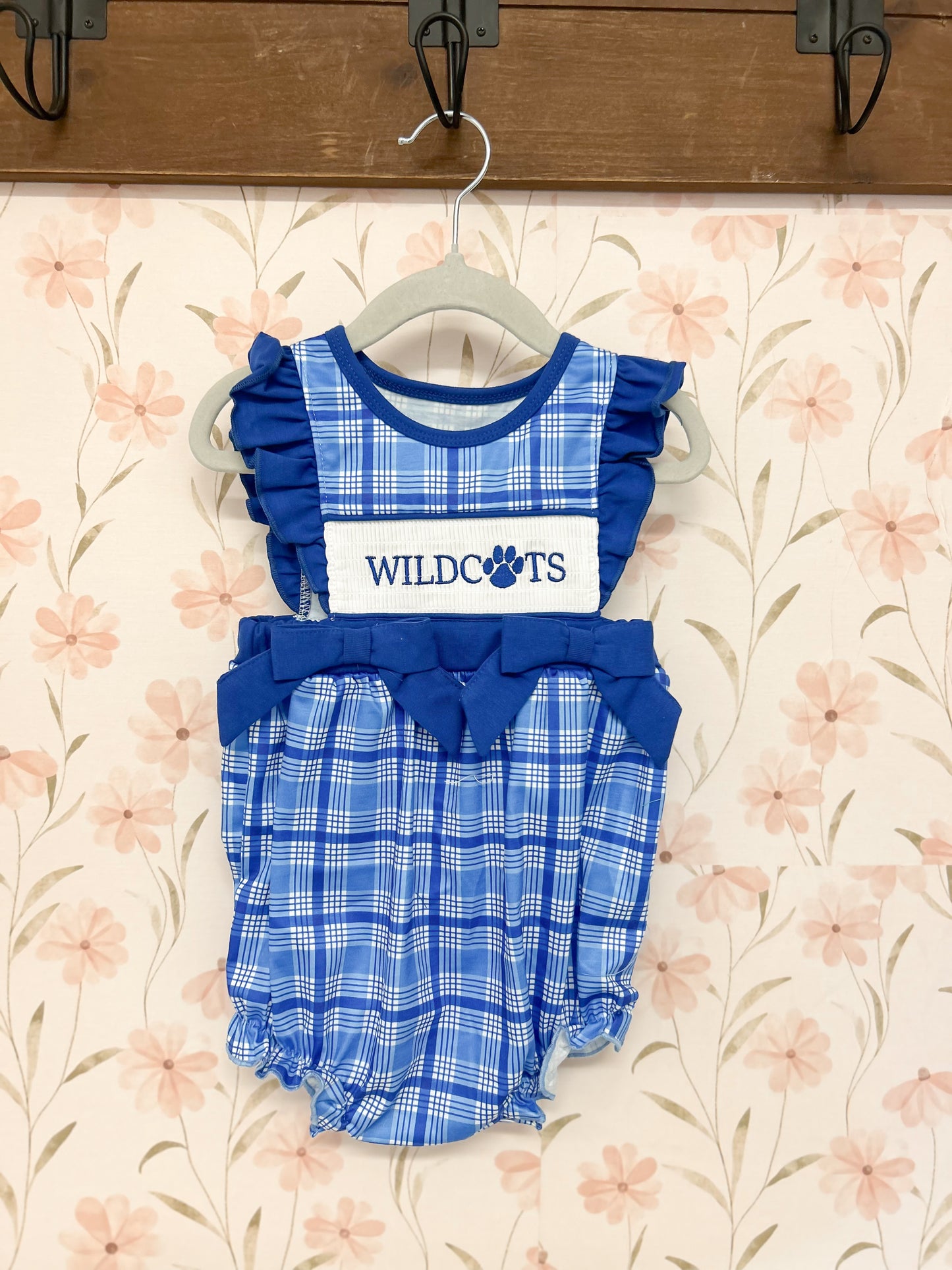 Wildcats Embroidered Romper