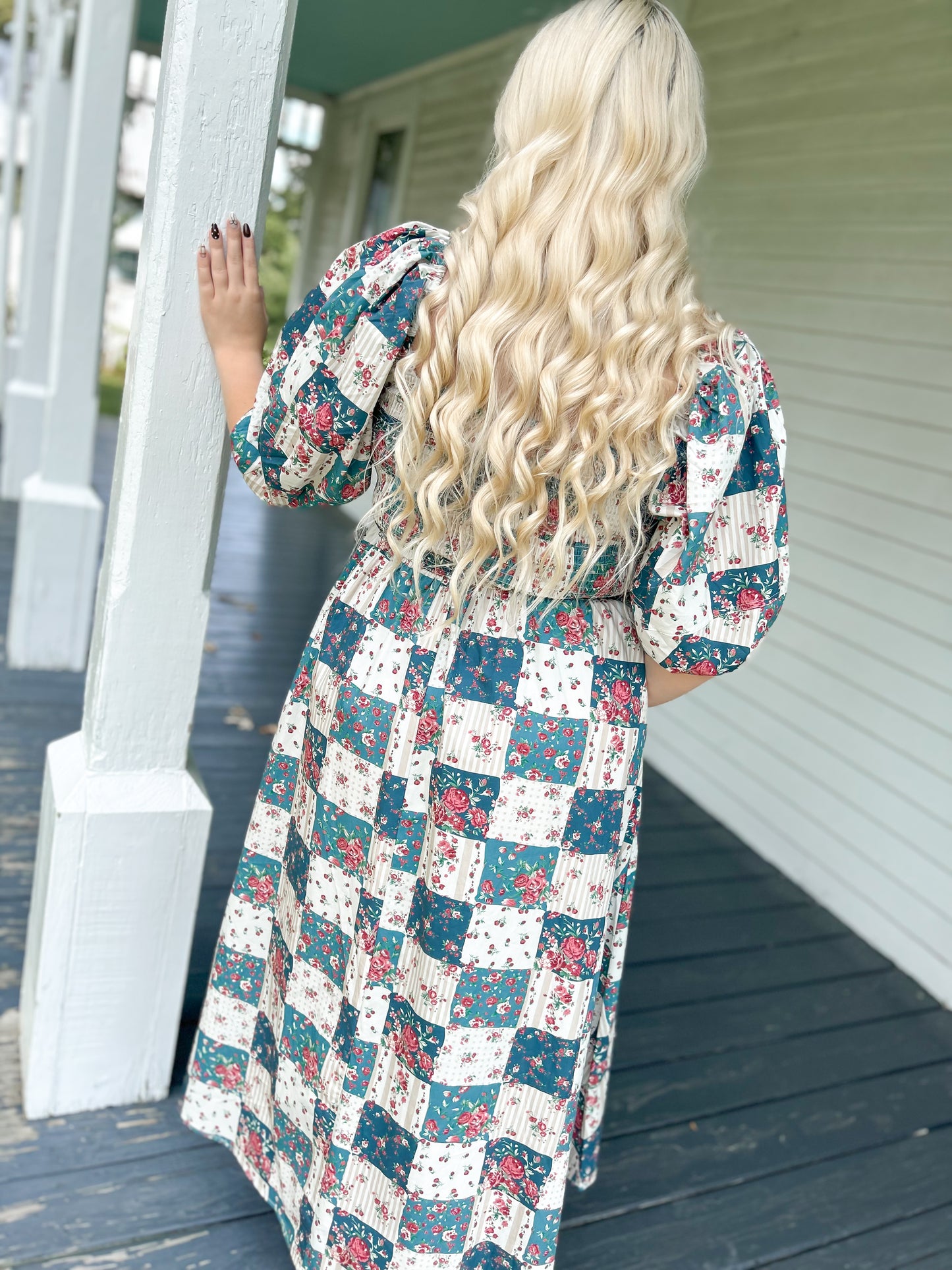 Meadow Patchwork Maxi Dress