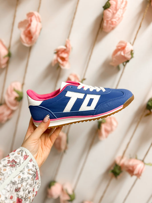 Royal & Pink Athletic Sneaker