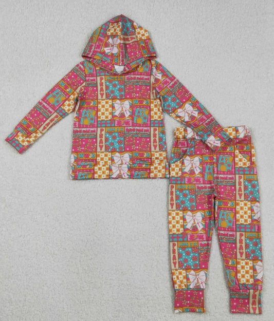 Jesus Patchwork Hooded Set