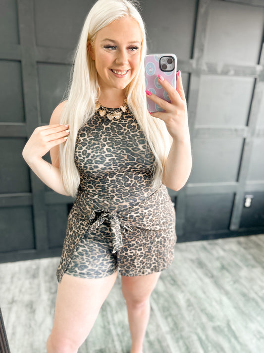 Wild Side Wrapped Athletic Dress