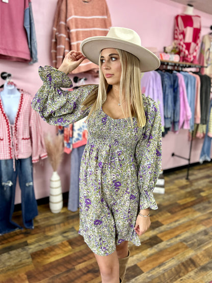 Selena Smocked Swing Dress