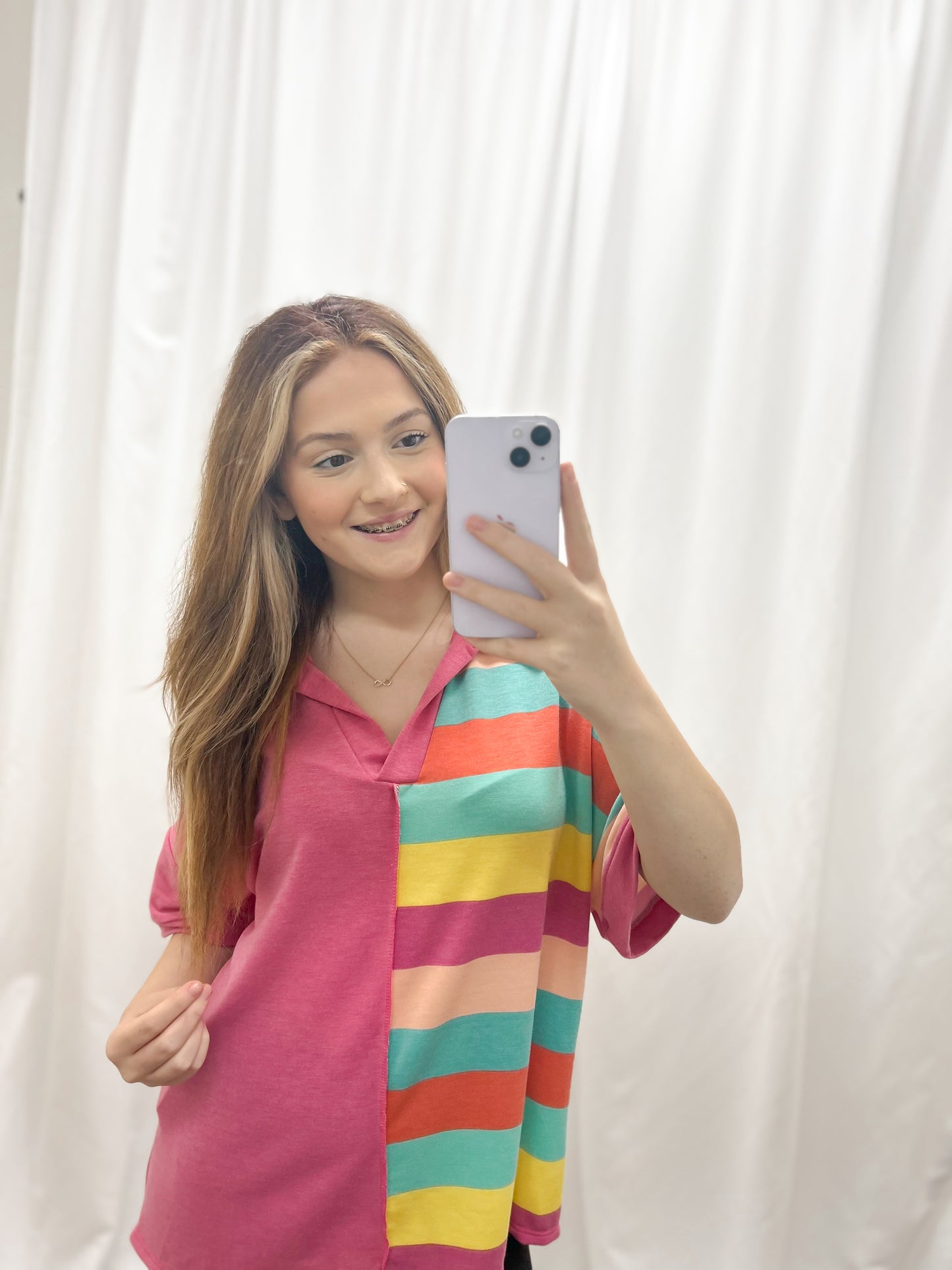 Color Surge Colorblock Top