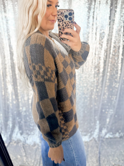 Autumn Chunky Knit Sweater Cardigan