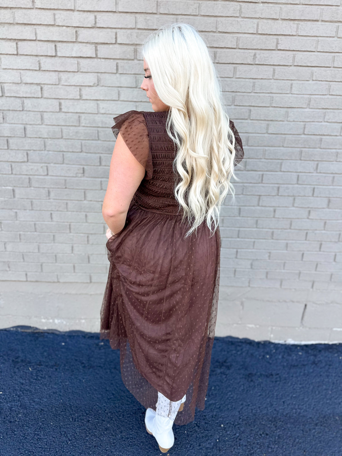 Autumn Leaves Tulle Maxi