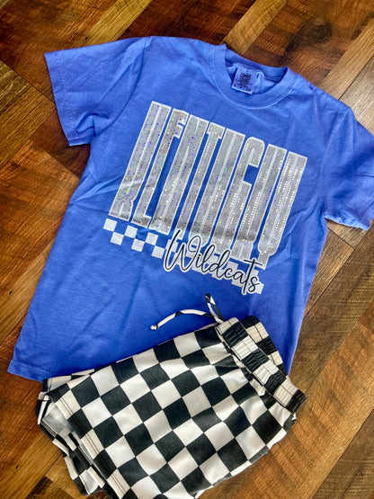 Kentucky Checker Retro Spangle Tee