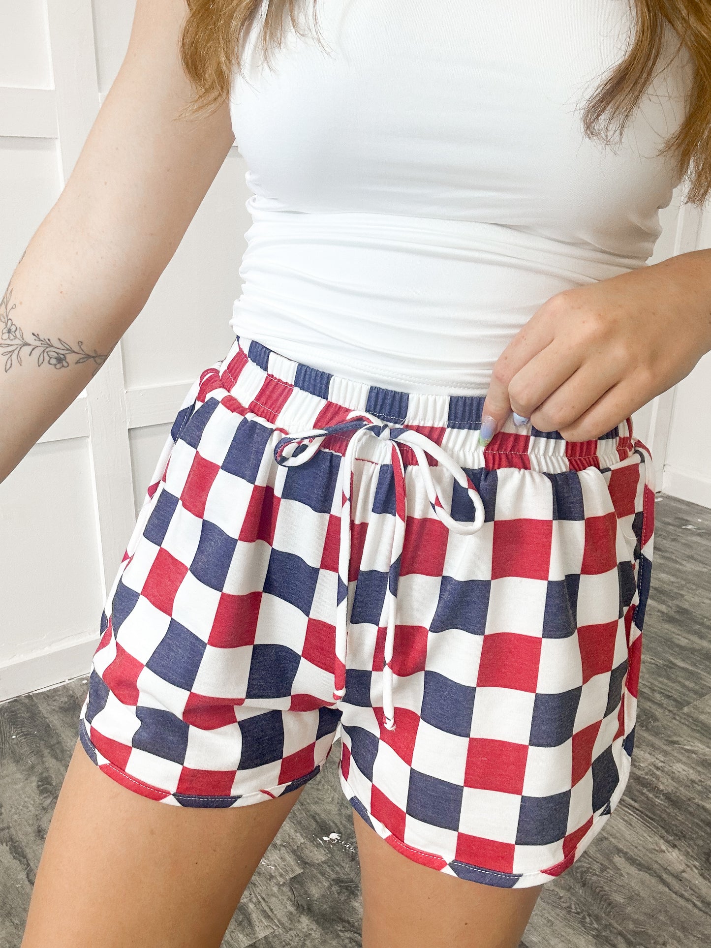 Liberty Lane Checker Shorts
